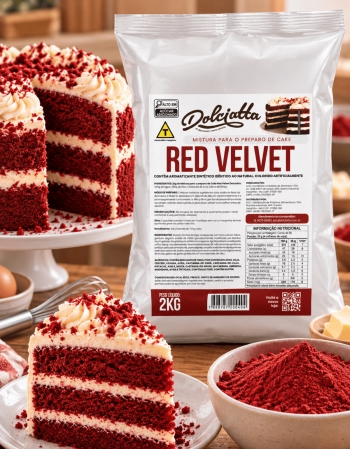 Mistura para Bolo Red Velvet Dolciatta 2kg