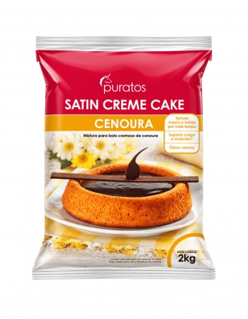 Mistura Bolo Cake Satin Cenoura Puratos 2kg