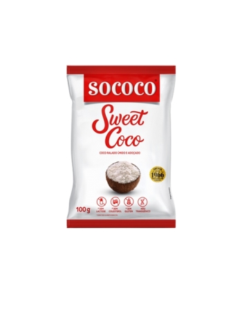 Coco Ralado Úmido Sweet 100g - Sococo