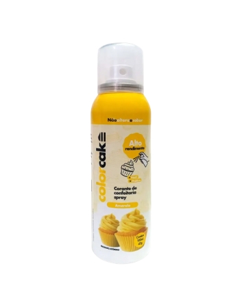 Spray Corante Color Cake Amarelo 42g