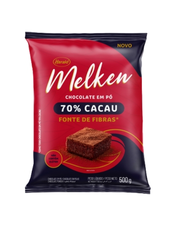 Chocolate em Pó Melken 70% Cacau 500g - Harald