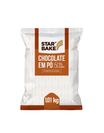 Chocolate em Pó 50% Cacau 1kg - Star Bake