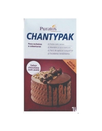 Chantilly Chantypak Chocolate c/ Avelã 1L - Puratos