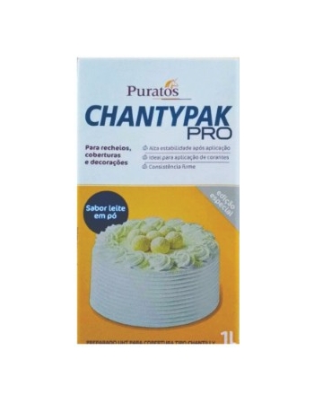 Chantilly Chantypak Pró Leite em Pó 1L - Puratos
