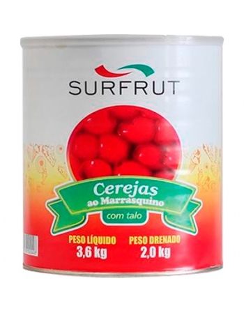 Cereja Marrasquino Com Cabo 2kg - Surfruit