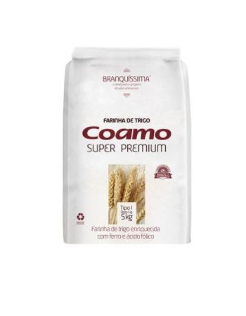 Farinha de Trigo Tipo 1 Super Premium 5kg - Coamo