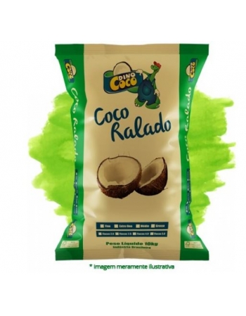 Coco Ralado Médio Composto 10kg - Dinococo