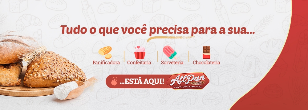  Banner, Allpan, Confeitaria, Loja, Sorveteria, Chocolateria, Panificação, Padaria